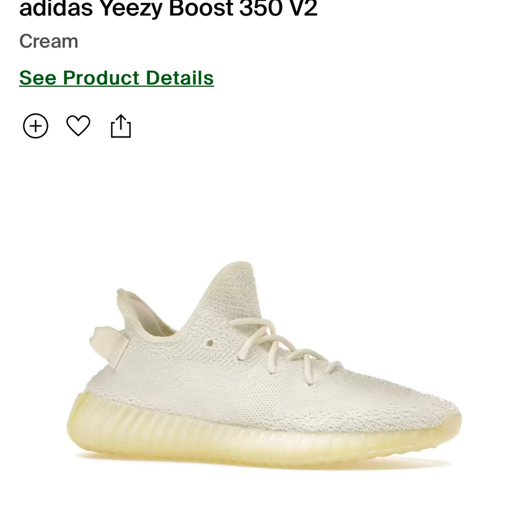 Yeezy real in box brand new never worn